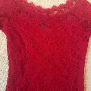 Red Lace Dress